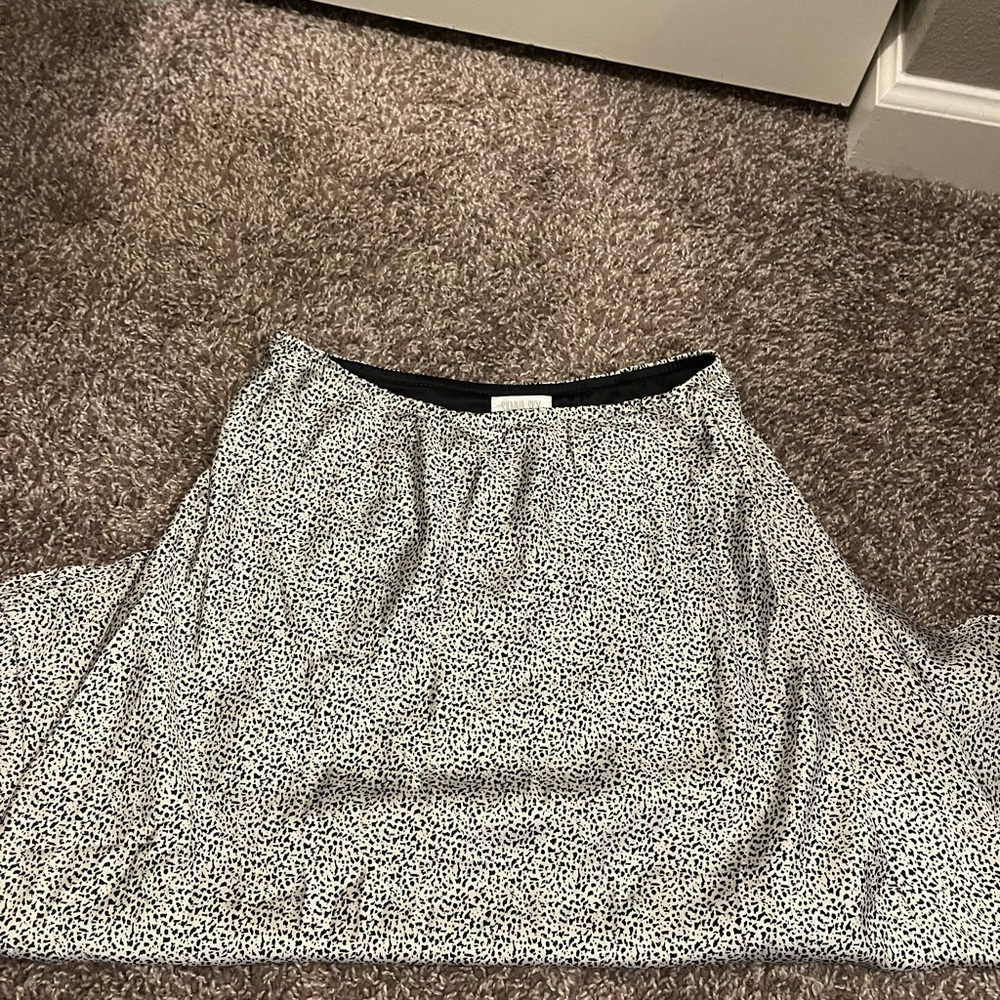 Printed Midi Skirt